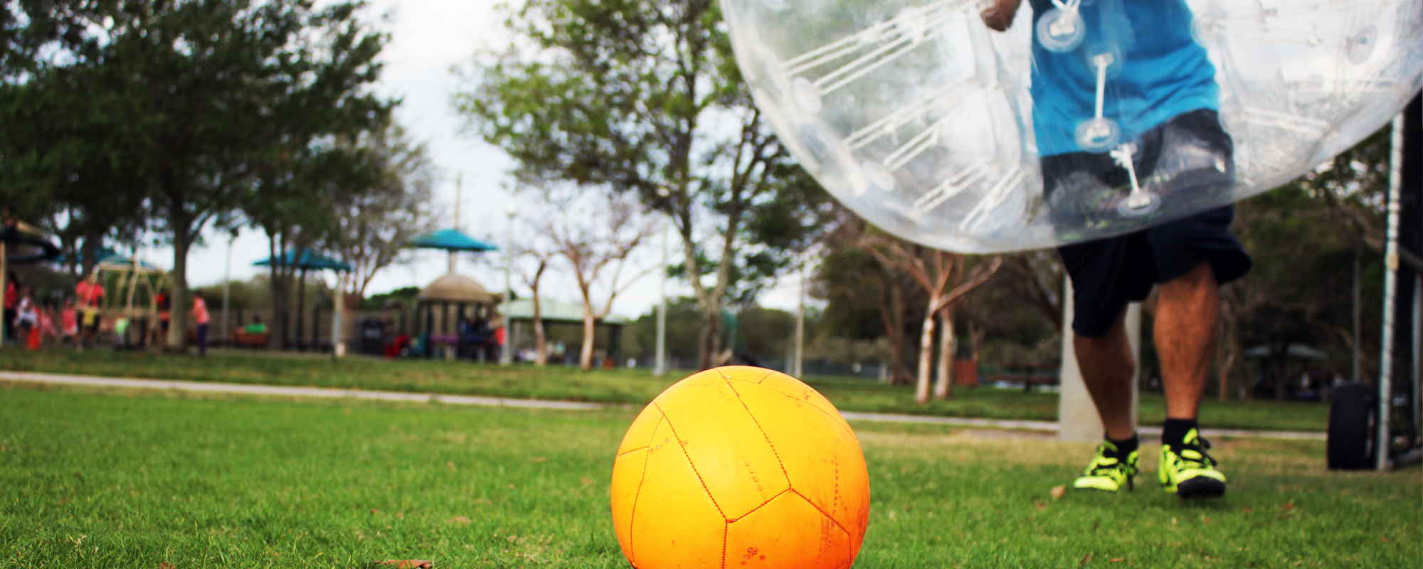 Join the <span>Bubble Soccer</span> craze sweeping South Florida